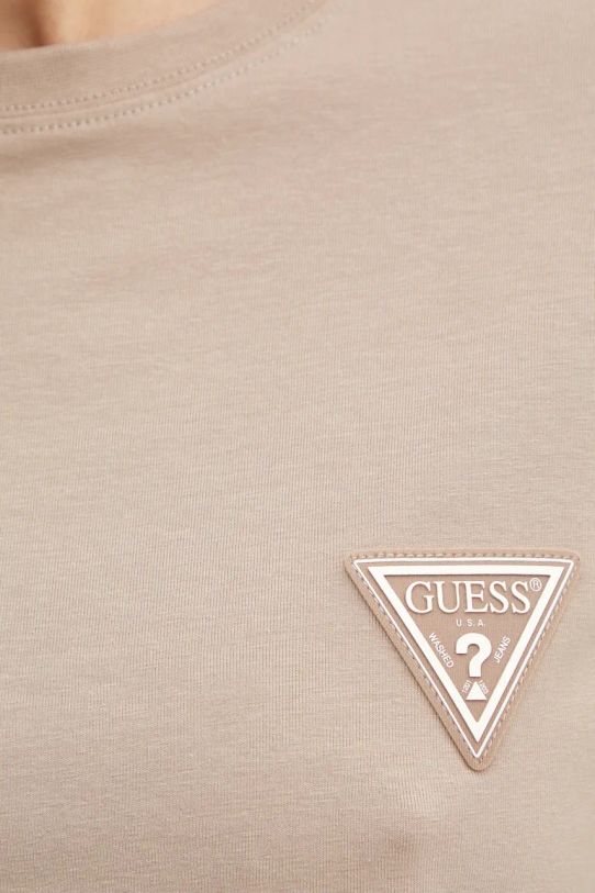 Guess t-shirt ANN V4BI19.J1314 beżowy