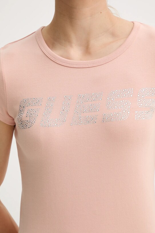 Guess t-shirt KIARA V4BI16.KCIV1 pomarańczowy