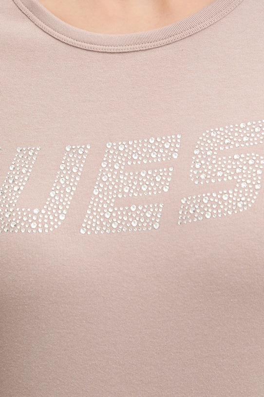 Guess t-shirt KIARA V4BI16.KCIV1 beżowy
