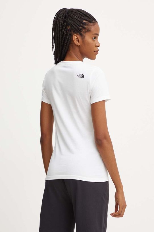 Odzież The North Face t-shirt bawełniany Easy Tee NF0A8A6DFN41 biały