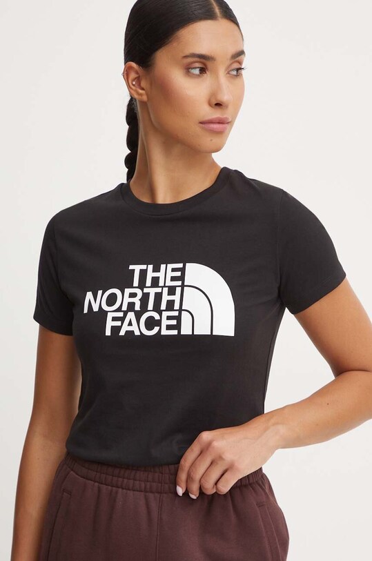 The North Face tricou Easy Tee negru NF0A8A6DJK31