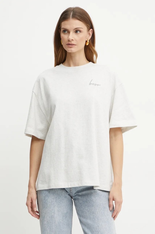 Tričko Boss Orange sivá 50524168