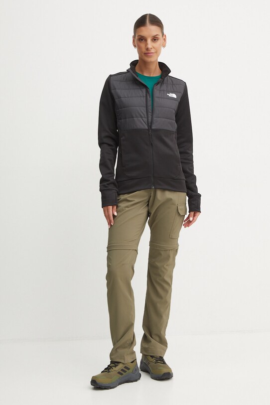 The North Face tricou Crop S/S Tee NF0A55AONL11 verde