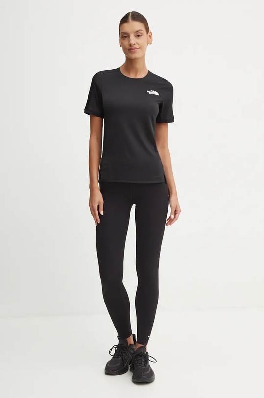 The North Face tricou sport Sunriser NF0A84LFJK31 negru AW24