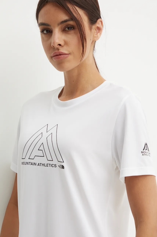 The North Face t-shirt sportowy Mountain Athletics Flex regular beżowy NF0A8944FN41