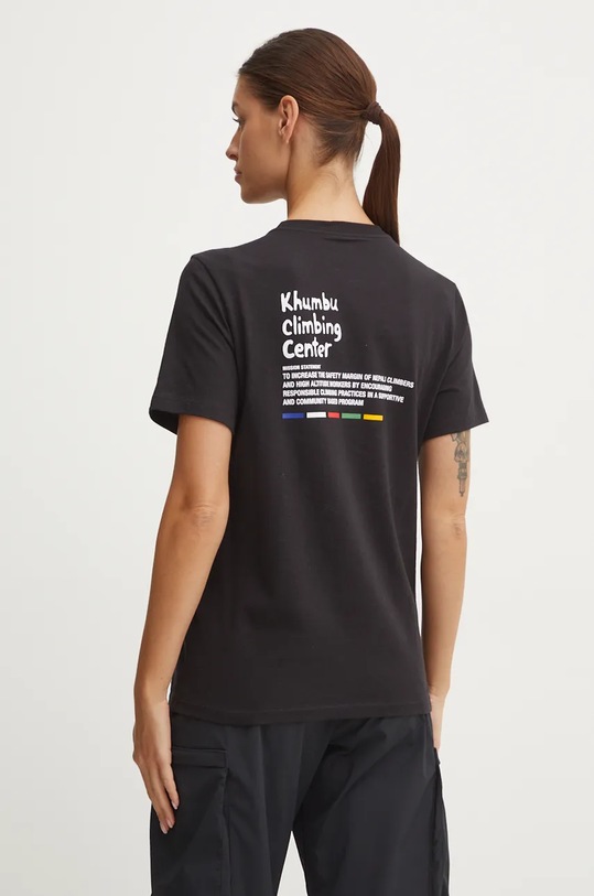 The North Face tricou din bumbac Climb print negru NF0A8AZZ42I1