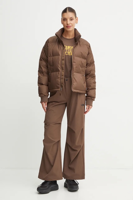 The North Face t-shirt in cotone Tee -Seasonal Logo Pack NF0A89CT1OI1 marrone AW24