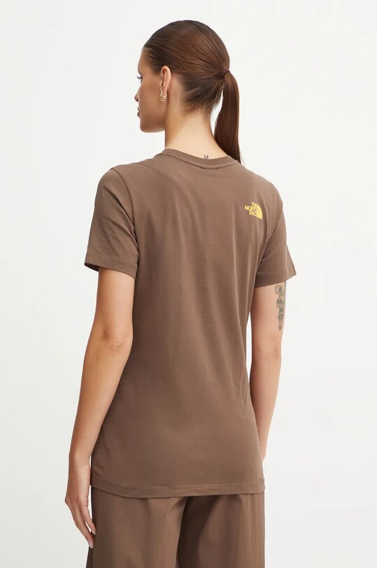 Oblečení Bavlněné tričko The North Face Tee -Seasonal Logo Pack NF0A89CT1OI1 hnědá