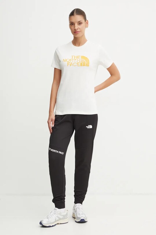 Bavlnené tričko The North Face Tee -Seasonal Logo Pack NF0A89CTQLI1 biela AW24