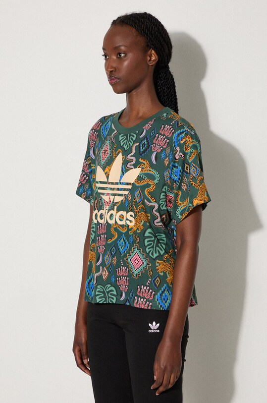 adidas Originals tricou X Farm Rio verde IW0795