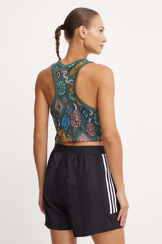 Oblečení Top adidas Originals X Farm Rio IW0798 zelená