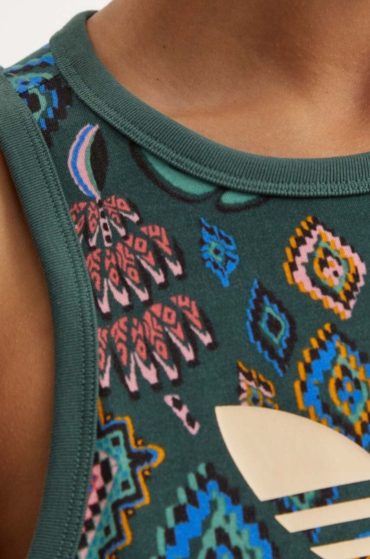 Top adidas Originals X Farm Rio IW0798 zelená