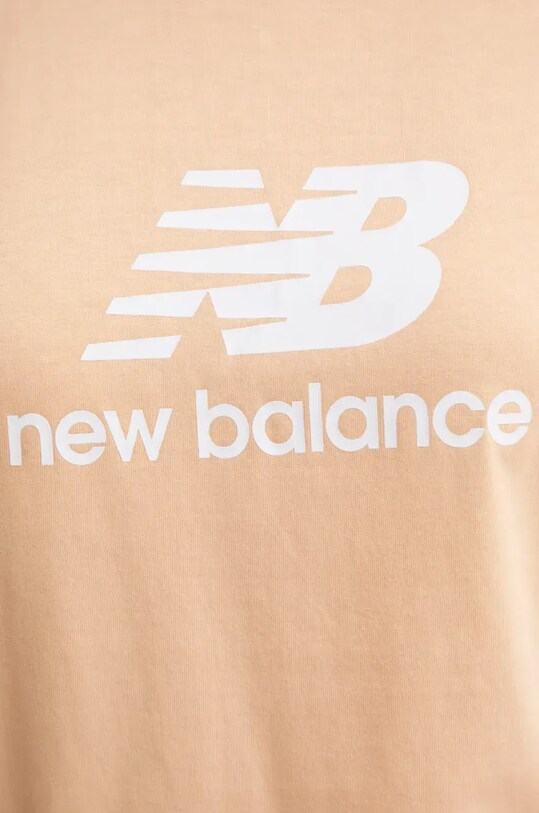 Bavlnené tričko New Balance WT41502PAE oranžová