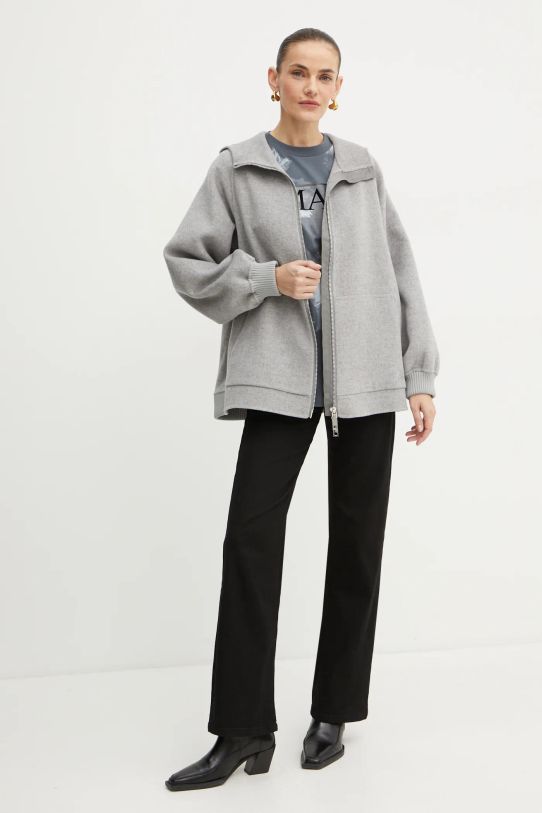 Bavlněné tričko MAX&Co. 2426976043200 šedá AW24