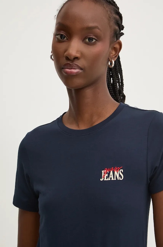 Guess Jeans tricou bleumarin W4BI57.J1314