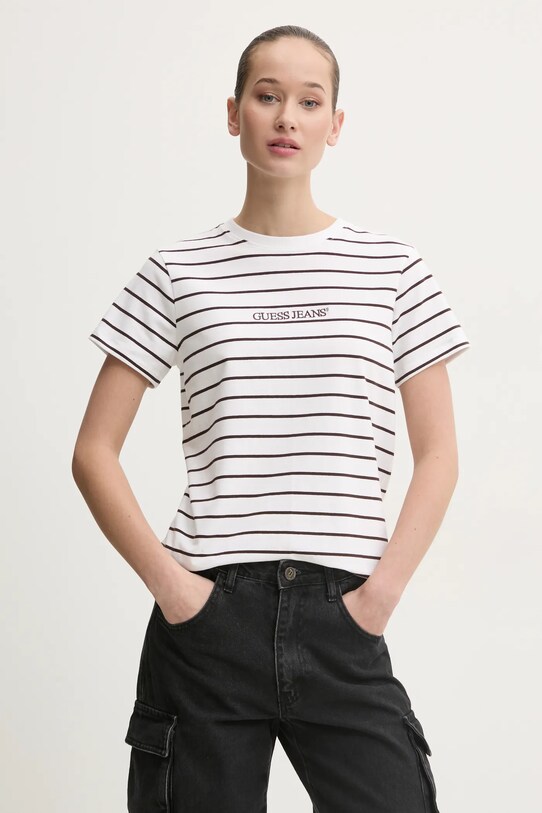 Футболка Guess Jeans regular білий W4BI53.KCIE1