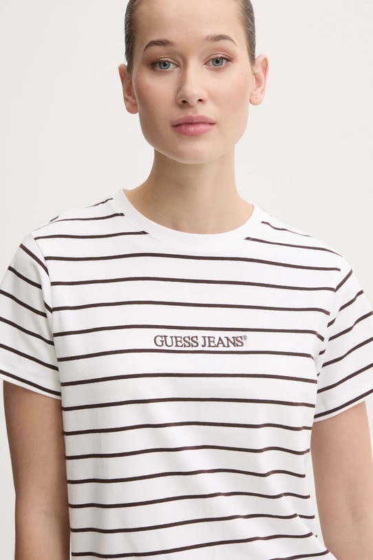 Guess Jeans tricou alb W4BI53.KCIE1