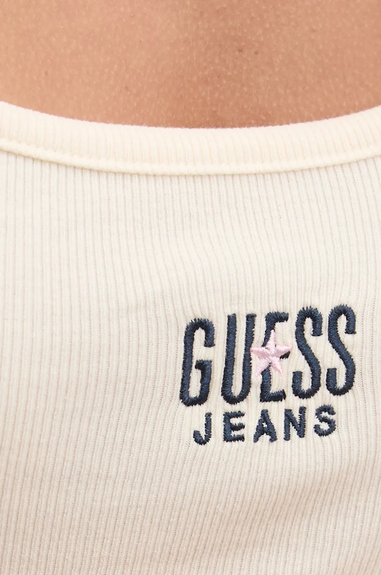 Guess Jeans top W4BP43.KA0H1 beżowy