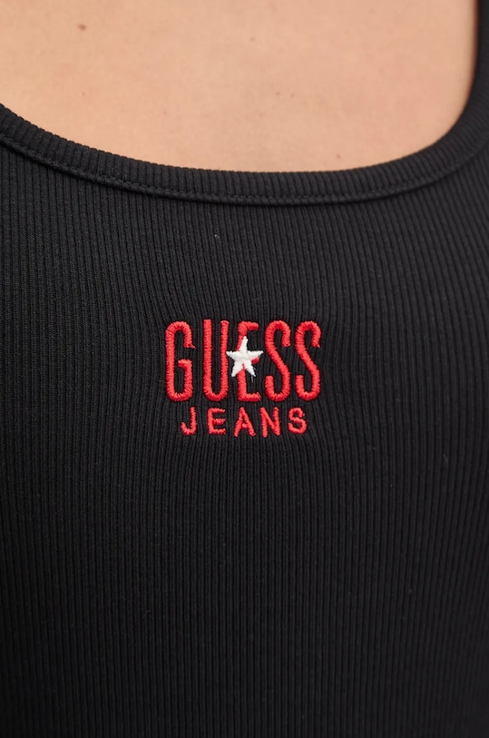 Top Guess Jeans W4BP43.KA0H1 čierna