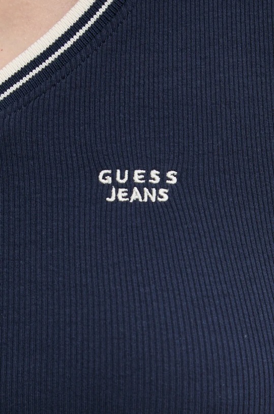 Поло Guess Jeans W4BP45.KA0H1 темно-синій