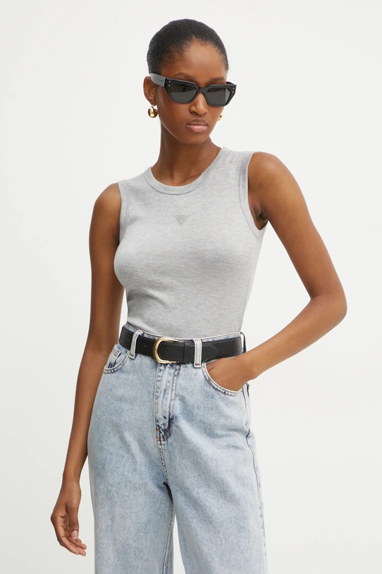 Top Guess MICHELA nášivka sivá W4BP13.KCGM2