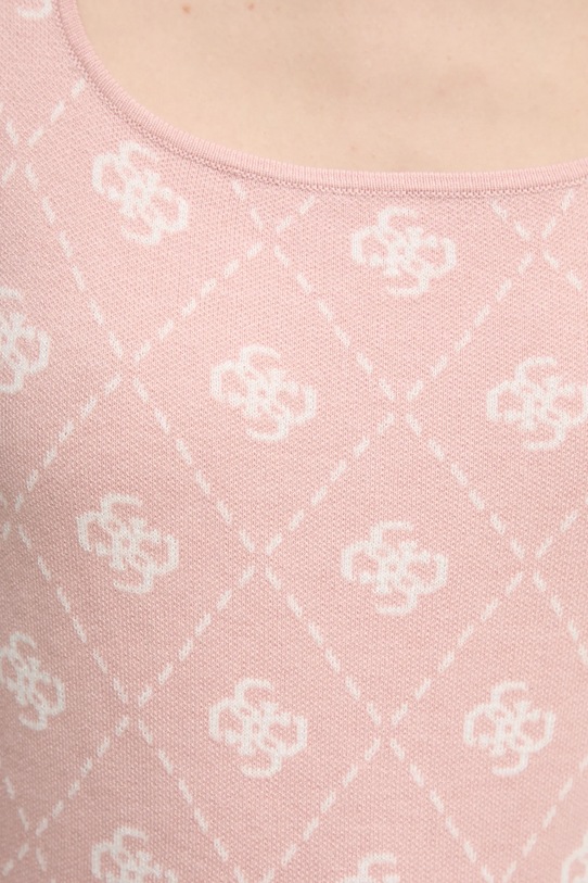 Топ с примесью шерсти Guess SARAH розовый W4BR0C.Z3JD2