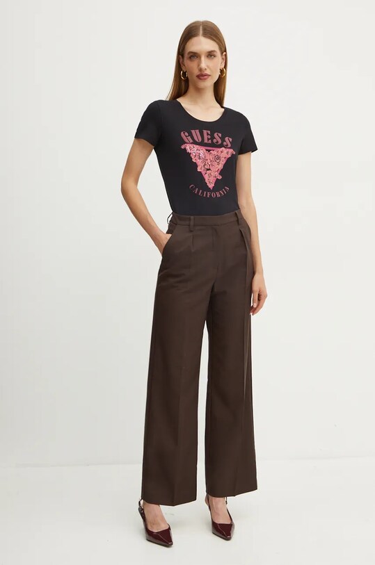 Футболка Guess W4BI19.J1314 чорний AW24