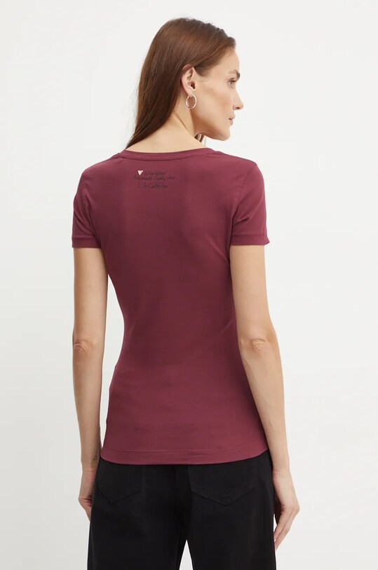 Футболка Guess W4BI23.J1314 бордо AW24