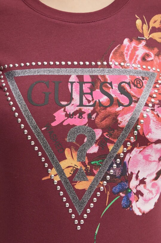 Футболка Guess бордо W4BI23.J1314