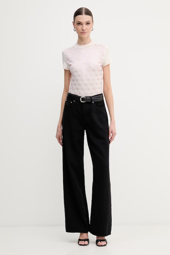 Guess t-shirt W4BI26.J1314 rózsaszín SS26