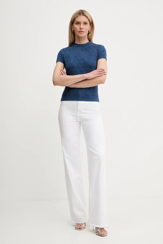 Guess t-shirt W4BI26.J1314 niebieski AW24