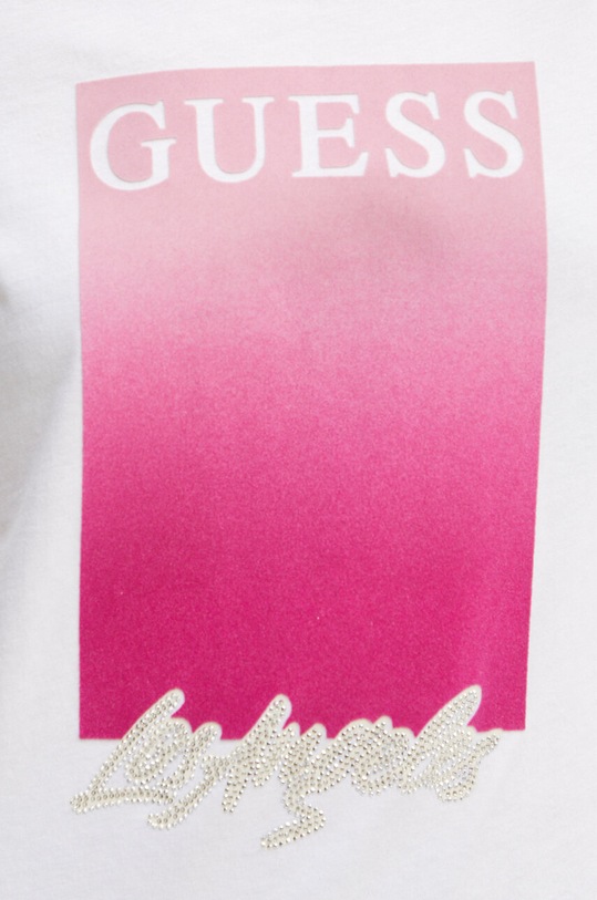 Бавовняна футболка Guess W4BI30.JA914 білий
