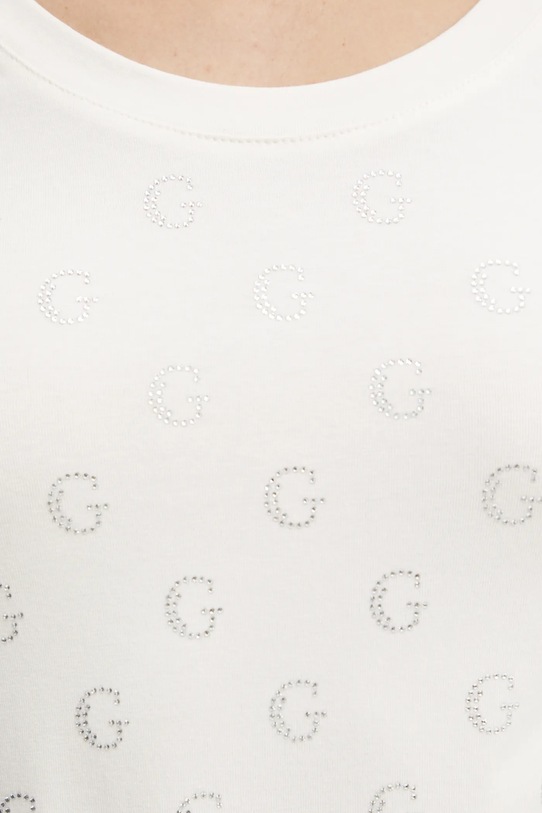 Μπλουζάκι Guess EMBELLISH W4BI68.J1314 μπεζ