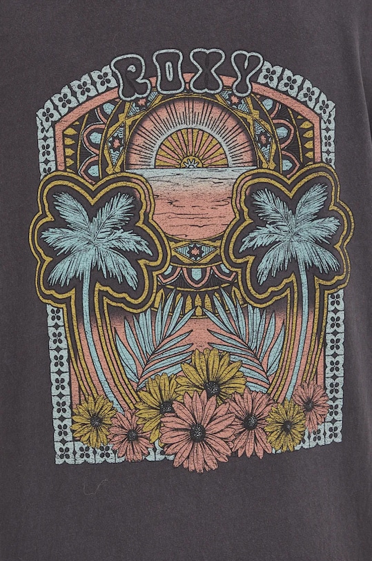 Îmbrăcăminte Roxy tricou din bumbac To The Sun ERJZT05798 gri