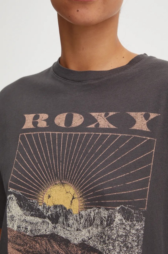 Roxy tricou Dreamers Woman ERJZT05810 gri