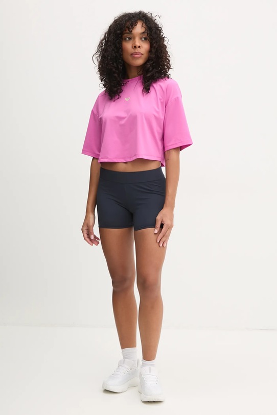 Тениска за трениране Roxy Pure Pursuit ERJKT04198 виолетов AW24