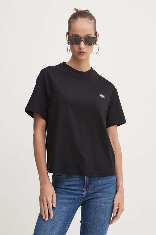 Bavlněné tričko Dickies OAKPORT černá DK0A4Y8L