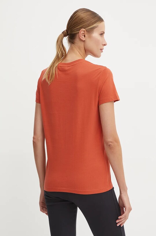 Odzież Napapijri t-shirt bawełniany S-Suze NP0A4HZAR1B1 pomarańczowy