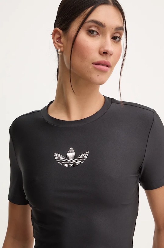adidas Originals tricou Bling Tee negru IW5681