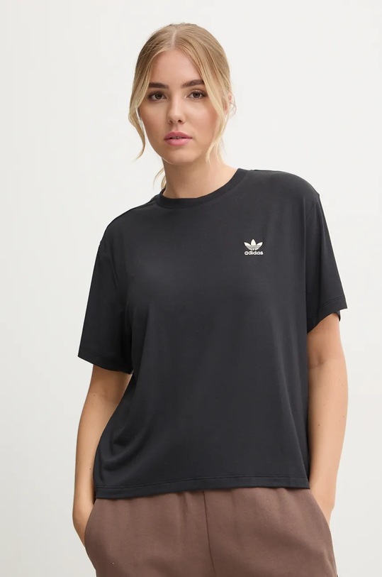 Дрехи Тениска adidas Originals Trefoil Tee Leopard IW8475 черен