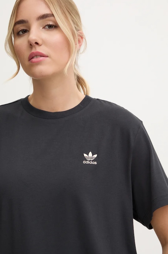 Тениска adidas Originals Trefoil Tee Leopard черен IW8475