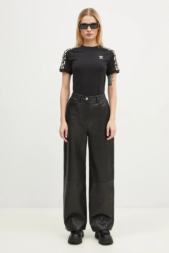 adidas Originals t-shirt Leopard 3S Tee IW8478 black