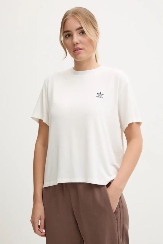 Odzież adidas Originals t-shirt Trefoil Tee Leopard IW8483 beżowy