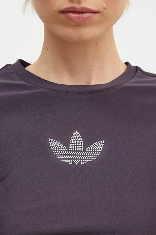 Футболка adidas Originals Bling Tee фіолетовий IZ3439