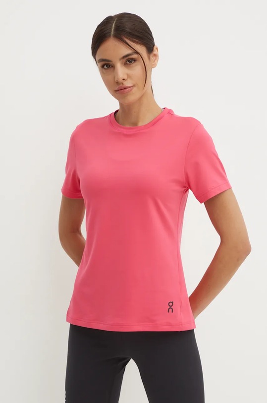 On tricou de antrenament Movement uni roz 1WE30382503