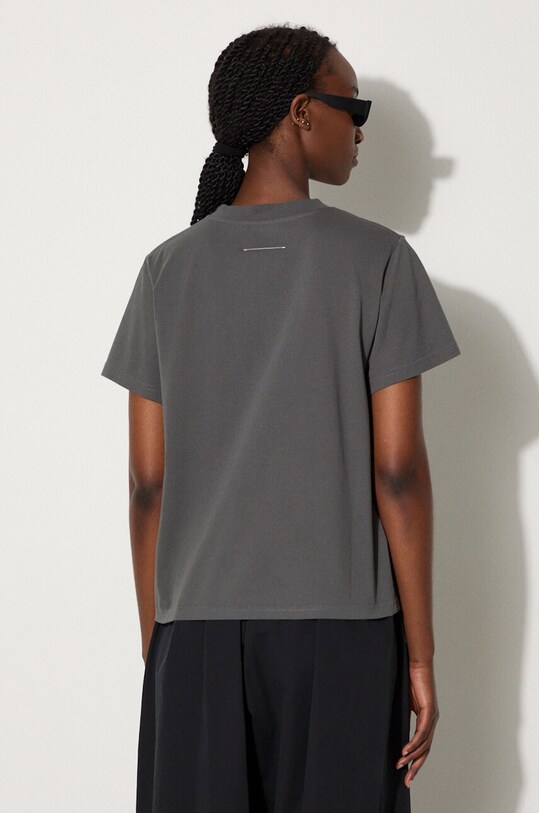 Îmbrăcăminte MM6 Maison Margiela tricou din bumbac S52GC0316.S24311 gri