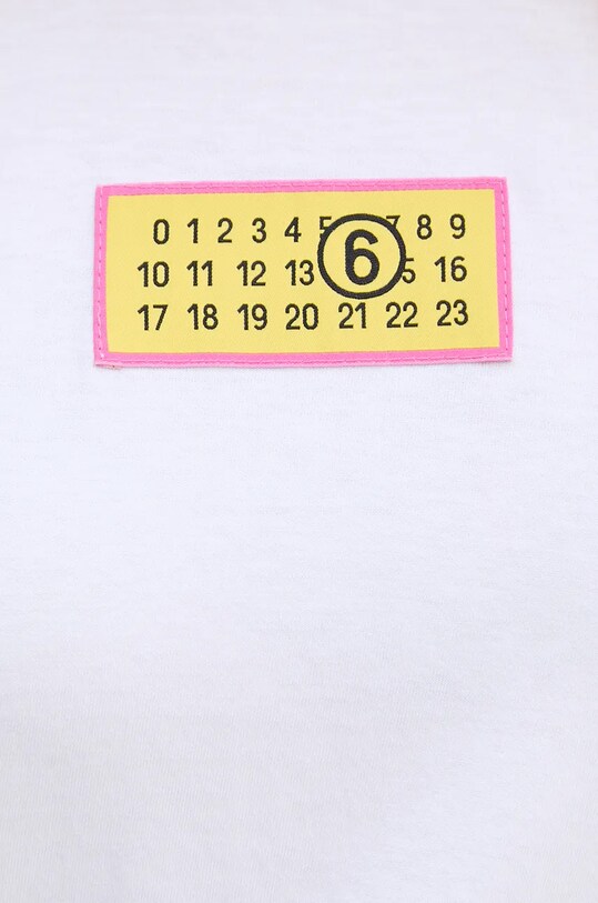 MM6 Maison Margiela tricou din bumbac S62GD0189.S23588 alb