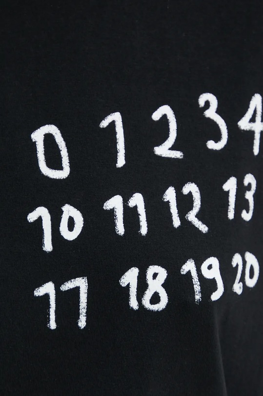 MM6 Maison Margiela t-shirt in cotone S62GD0192.S23588 nero