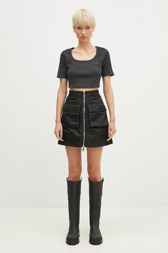 Tričko adidas Originals Femme Galore Baby Tee JN3013 sivá