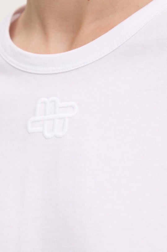 Pamučna majica MUNTHE TYLIE 243110624360 bijela